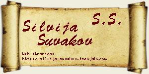 Silvija Šuvakov vizit kartica